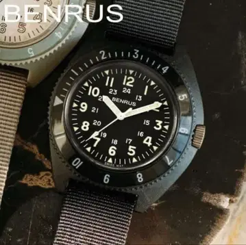 BENRUS TYPE-II BLACK 벤러스 블랙 새상품급 다이버