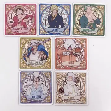 새상품 USJ 원피스 선레스 코스터 7종 세트 2