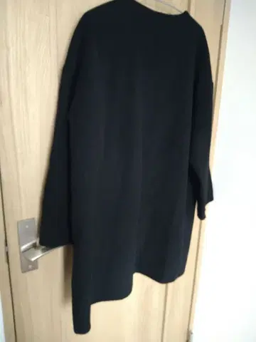 VIS 노카라 미들 기장 코트 블랙 S