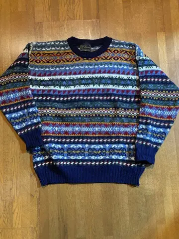 Traditions 페어아일 패턴 니트 스웨터