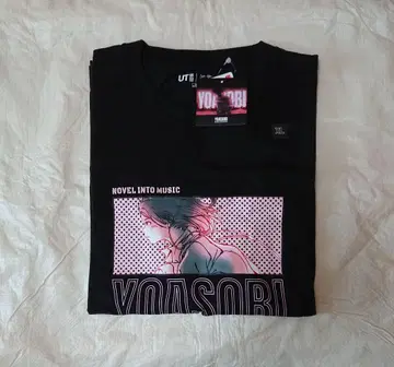 UT YOASOBI 콜라보 T셔츠 XL 블랙
