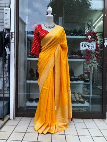 인도 사리 와 블라우스 (2세트)