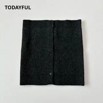 컨디션 최상 투데이풀 24AW Rib Knit Bustier 뷔스티에 F