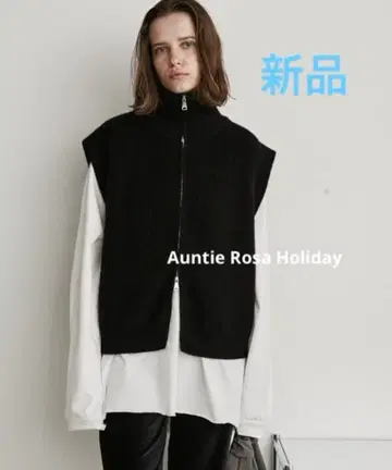 Auntie Rosa Holiday 집업 니트 베스트 새상품