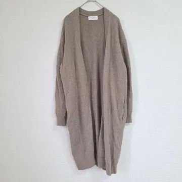 OPAQUE.CLIP 롱 니트 가디건 M 베이지