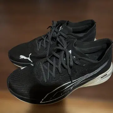 Puma Nitro 블랙 러닝화 28cm