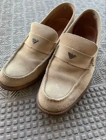 ARMANI JEANS 로퍼 스웨이드 박스 포함