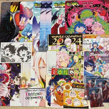 마계학원! 이루마군 보드 페이퍼 달력 포스터 카드 외 세트