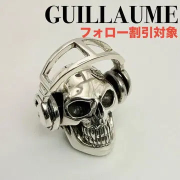 [ 새상품급 ] GUILLAUME 기로므 DJ SKULL 펜던트 XL