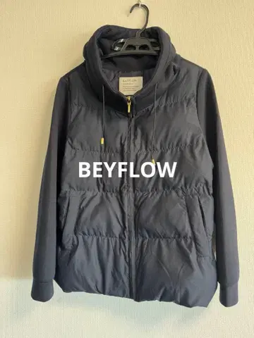 BEYFLOW 이소재 믹스 다운 자켓