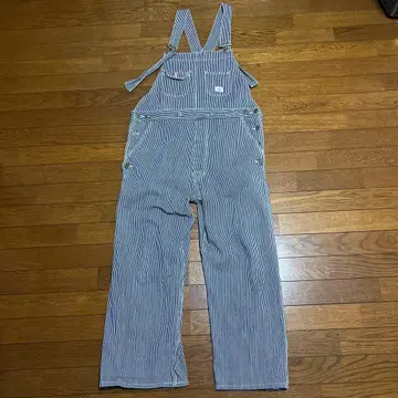 BLACK REBEL 스트라이프 오버롤