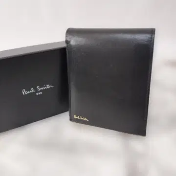 [ 새상품급 ] Paul Smith 폴 스미스 블랙 접이식 지갑