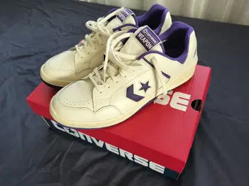 CONVERSE WEAPON 화이트/퍼플 스니커즈