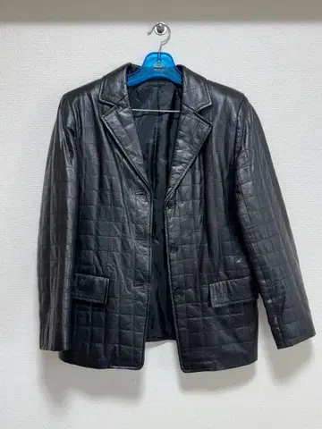 천연 가죽 양가죽 블랙 가죽 자켓 퀼팅