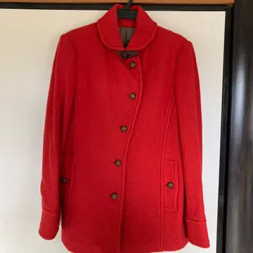 울 빨간색 자켓 L 사이즈