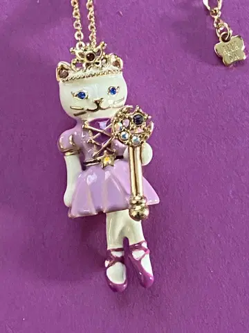 ANNA SUI 목걸이 고양이
