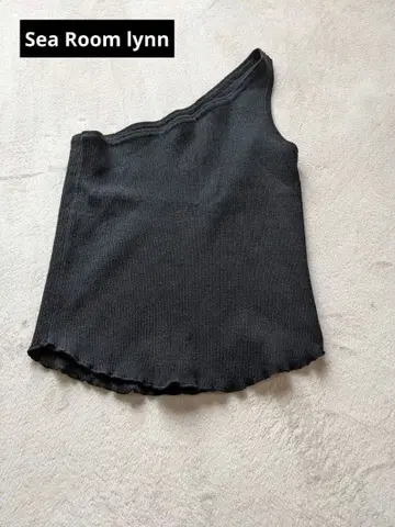 Sea Room Lynn 블랙 탱크탑 프리 사이즈