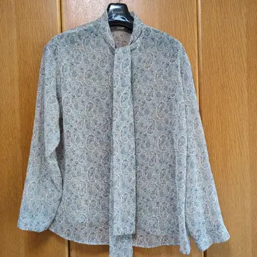 하모니카 얇은 소재 블라우스