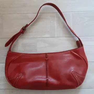 Dakota 빨간색 가죽 숄더백