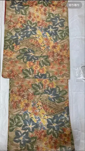 색 오시마 이중 기모노