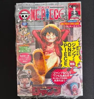 원피스 매거진 미개봉 카드 & 비닐 커버 포함