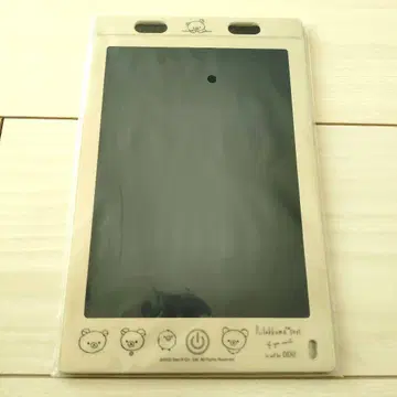 리락쿠마 전자 메모 패드 베이지 스타일러스 펜 포함