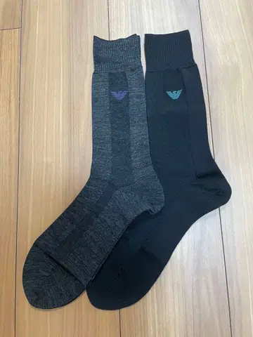 EMPORIO ARMANI 남성용 삭스 2종 세트