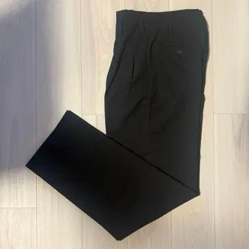 ZARA 자라 블랙 슬랙스 하이웨스트 플리츠 긴 길이