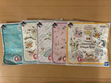 포켓몬 제일복권 Mimikkyu's Sweets Party 타월 5종