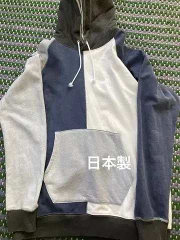 일본제! Good On 멀티 컬러 래글런 후드 맨투맨 XL