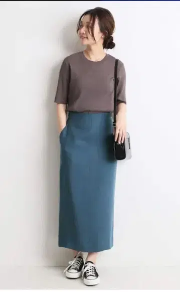 워셔블 트윌 타이트 스커트 40