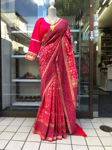 인도 사리 페티코트와 블라우스 (3세트)