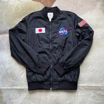 레어 H&M MA-1 자켓 블랙