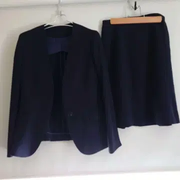 네이비 비즈니스 정장 상하의 세트