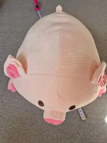 점보 모찌 돼지 봉제 인형 약 60cm