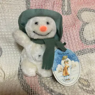 레트로 The SnowMan 스노우맨 봉제 인형 에덴사