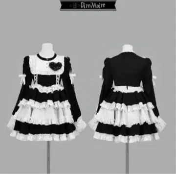 프릴에 파묻혀 보는 악몽 드레스 DimMoire 블랙 딤모아르