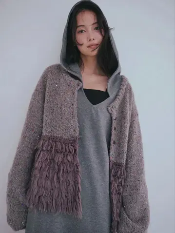 andequal ''fring design gritter knit,,