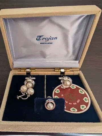 트로이안 펄 커프링크스 세트