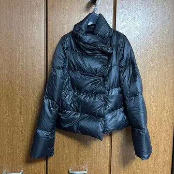 theory 블랙 숏 다운 자켓