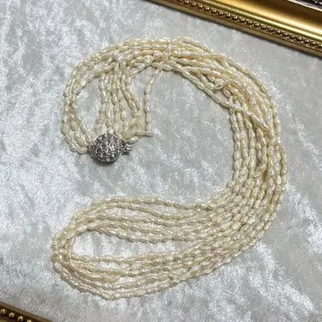 5연 담수 펄 목걸이 267