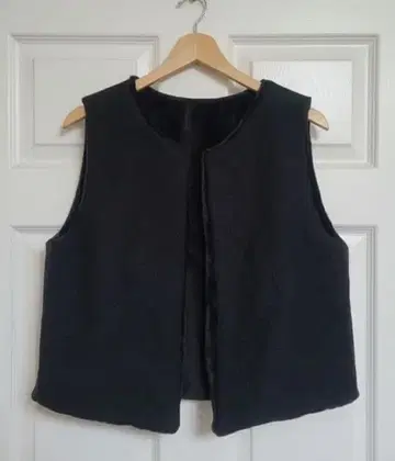 포켓 부착 dop 탬버린 & 캣 보아 베스트 [ black black ]