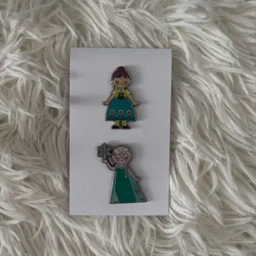 겨울왕국 핀 배지 2개 세트