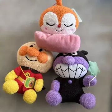 호빵맨 봉제 인형 세트