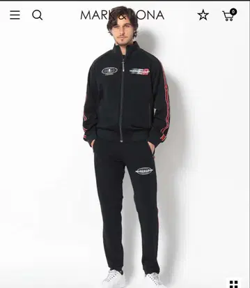 마크앤로나 Star Stripe Track Jacket 셋업