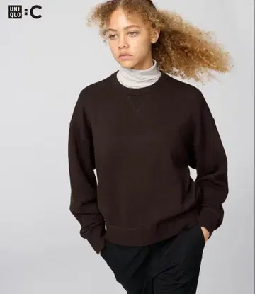 [ 새상품 ] UNIQLO 스무스 코튼 크루넥 스웨터
