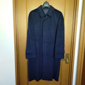 100% 캐시미어 스텐카라 코트 네이비