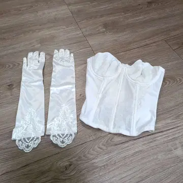 화이트 브라이덜 이너 세트