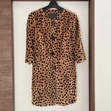 SmackyGlam 달마시안 패턴 노카라 자켓