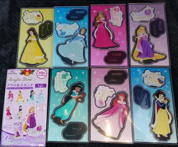 디즈니 프린세스 아크릴 스탠드 다이소 컴플리트 세트
